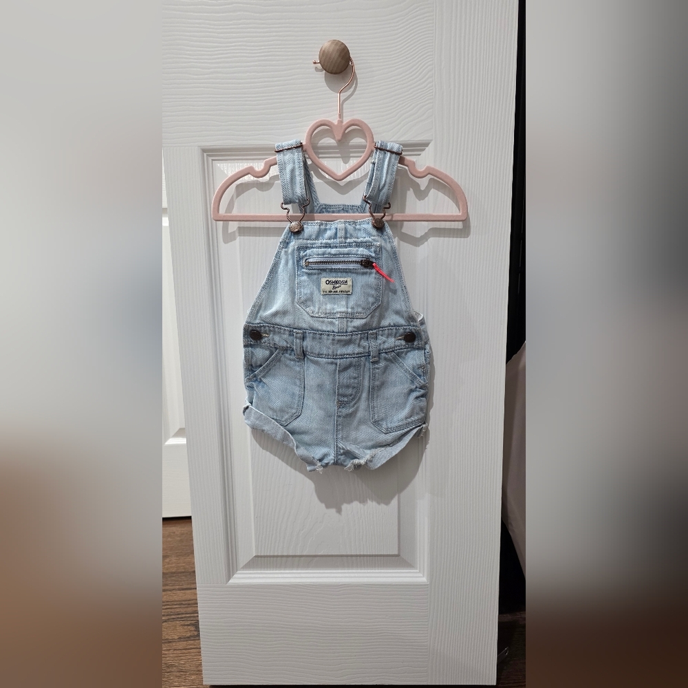 OshKosh B'gosh Light Blue Denim Overalls